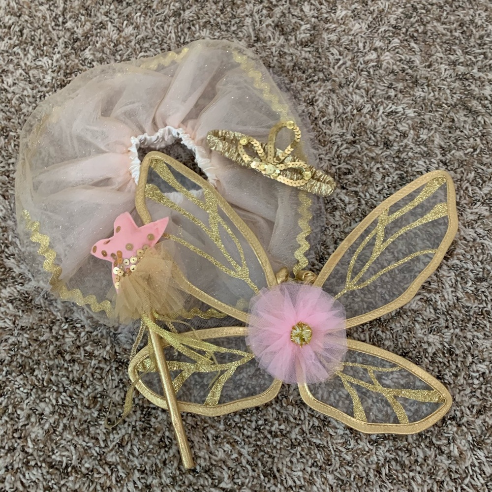 Pottery Barn Kids doll fairy outfit.
